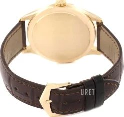 Calatrava Champagnefärgad/Läder Ø39 mm