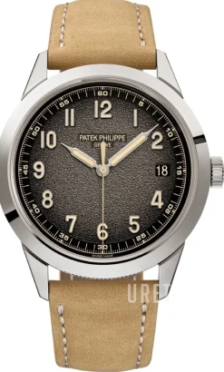 Calatrava Grå/Läder Ø40 mm