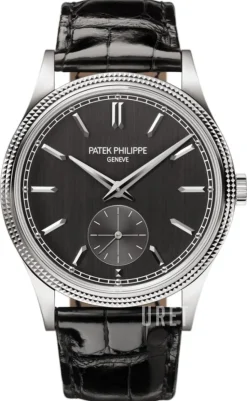 Calatrava Grå/Läder Ø39 mm