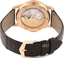 Calatrava Silverfärgad/Läder Ø38 mm