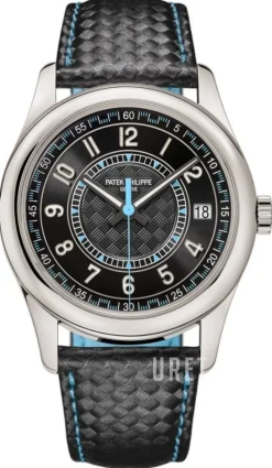 Calatrava Svart/Läder Ø40 mm