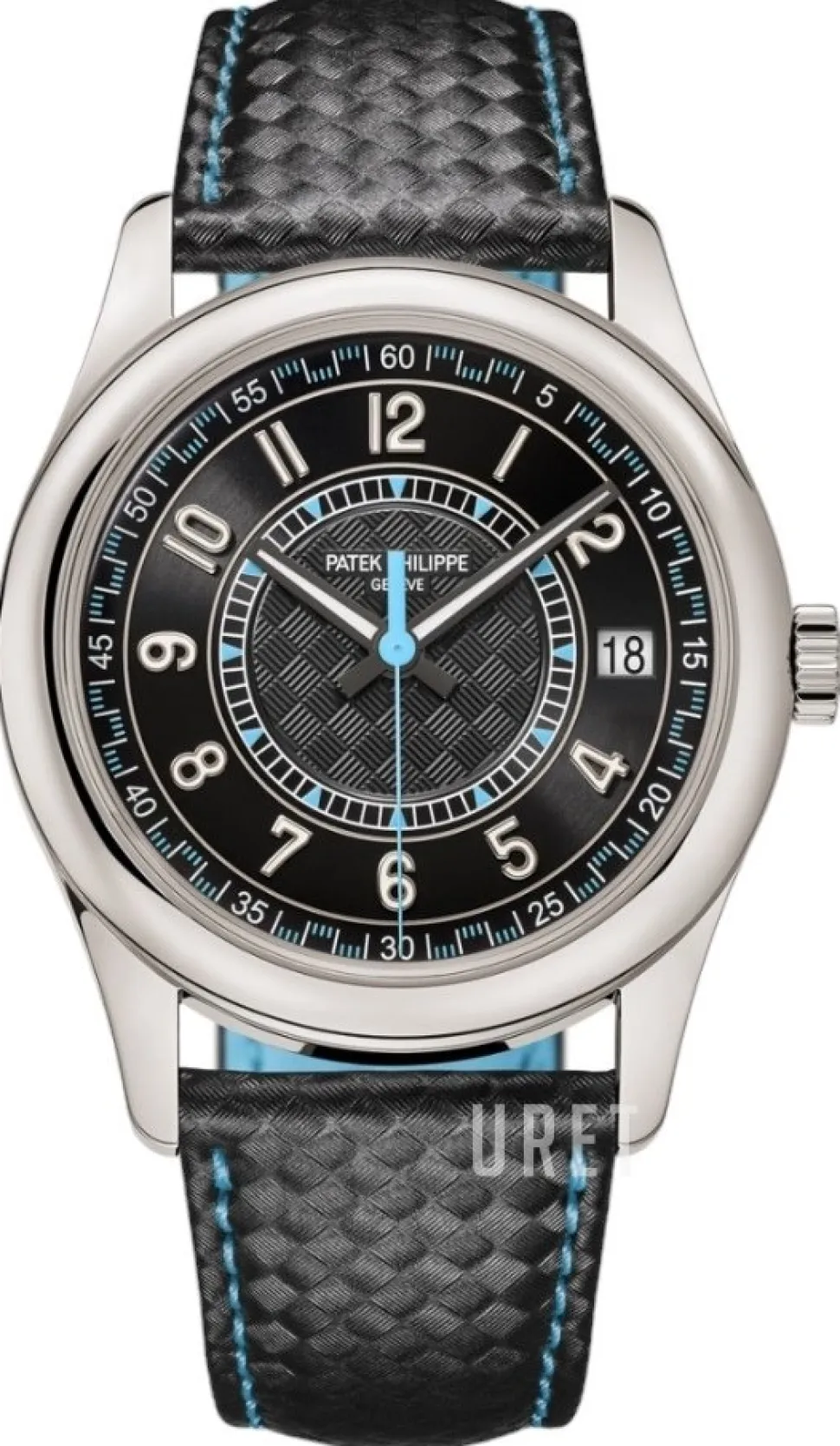 Calatrava Svart/Läder Ø40 mm