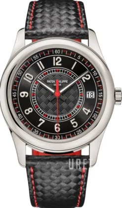 Calatrava Svart/Läder Ø40 mm