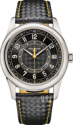 Calatrava Svart/Läder Ø40 mm