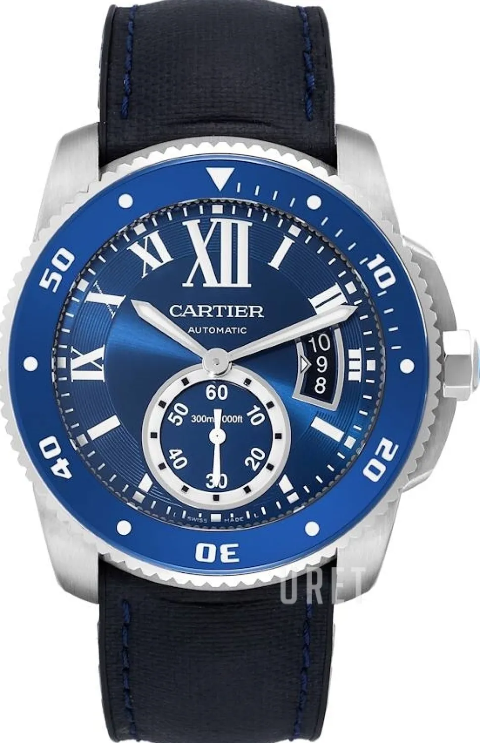 Calibre de Blå/Gummi Ø42 mm