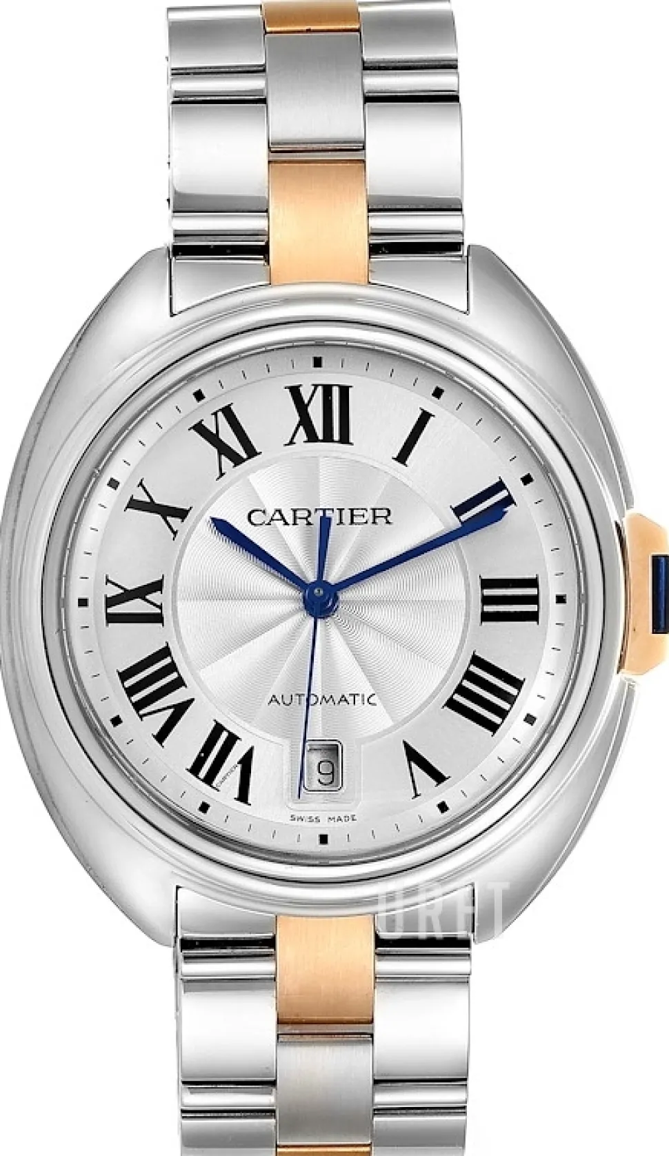 Calibre De Silverfärgad/18 karat roséguld Ø40 mm