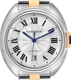 Calibre De Silverfärgad/18 karat roséguld Ø40 mm