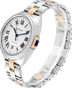 Calibre De Silverfärgad/18 karat roséguld Ø40 mm