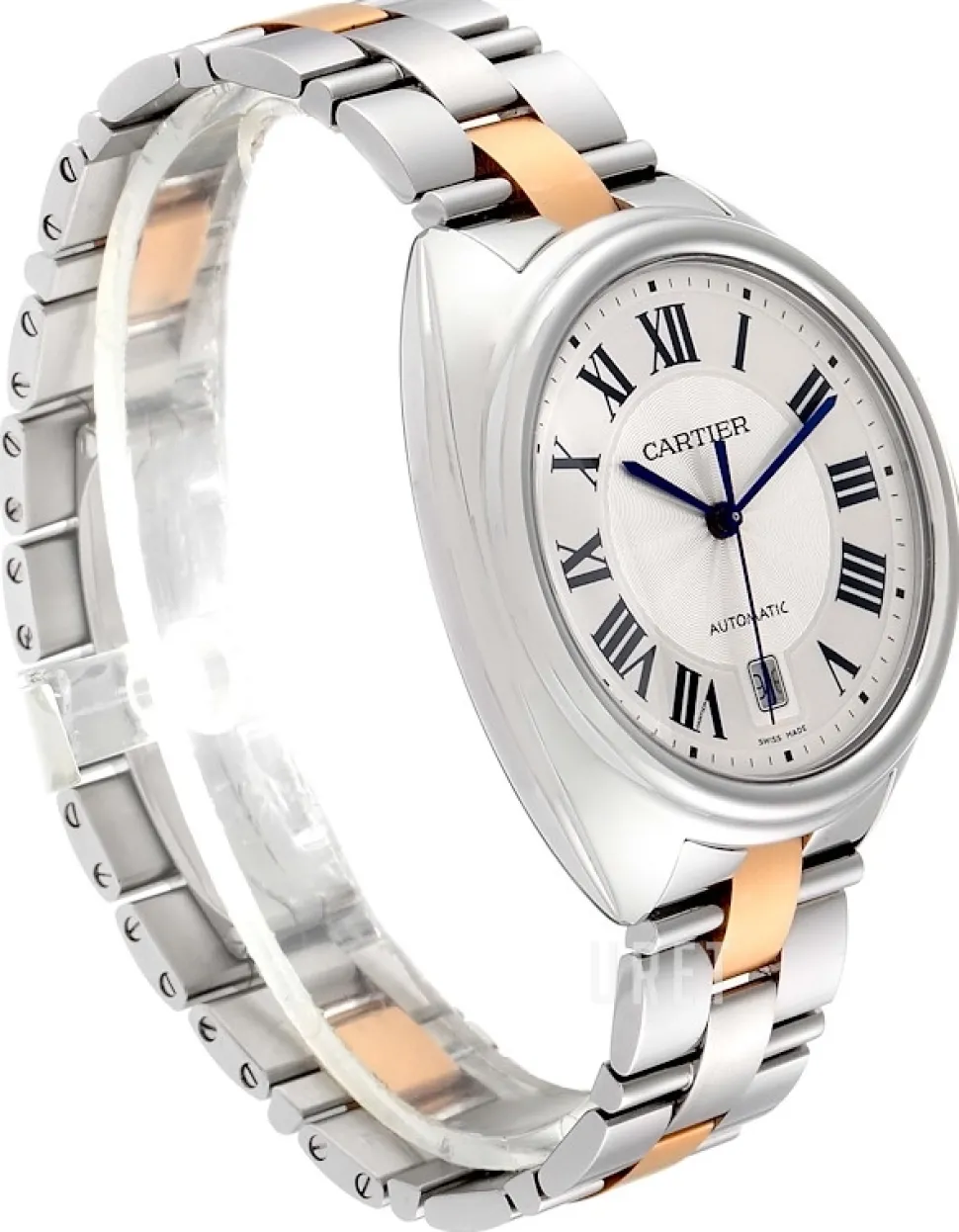 Calibre De Silverfärgad/18 karat roséguld Ø40 mm