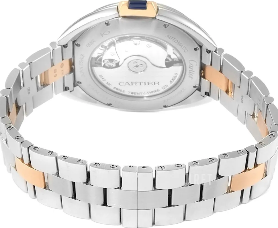 Calibre De Silverfärgad/18 karat roséguld Ø40 mm