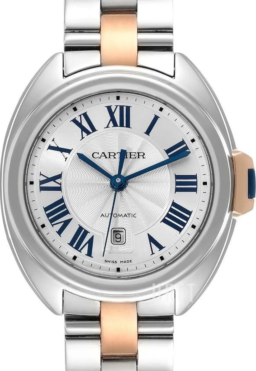 Calibre De Silverfärgad/18 karat roséguld Ø31 mm