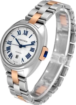 Calibre De Silverfärgad/18 karat roséguld Ø31 mm