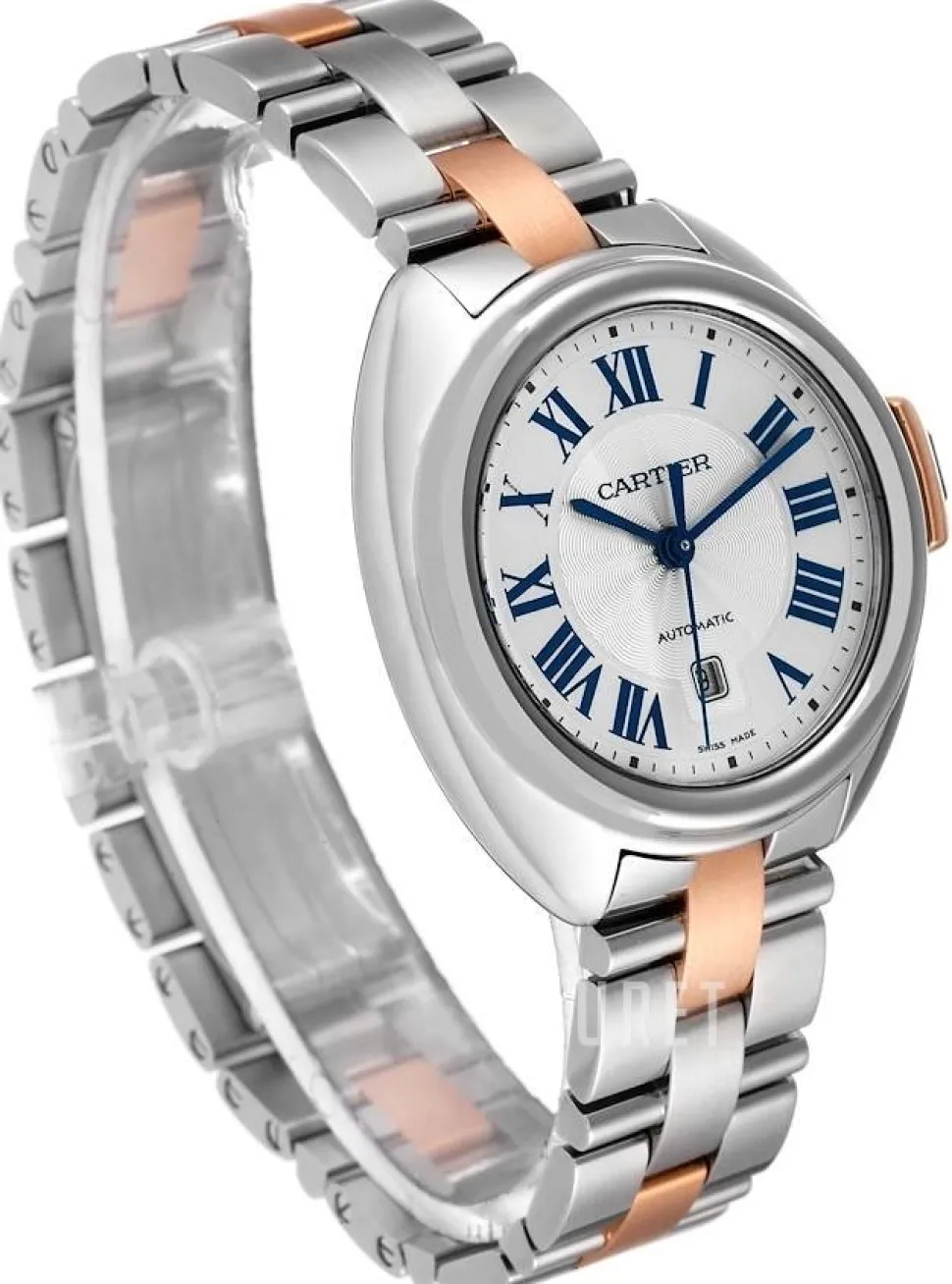 Calibre De Silverfärgad/18 karat roséguld Ø31 mm