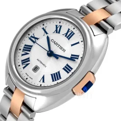 Calibre De Silverfärgad/18 karat roséguld Ø31 mm