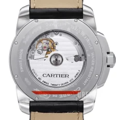 Calibre de Silverfärgad/Läder Ø42 mm
