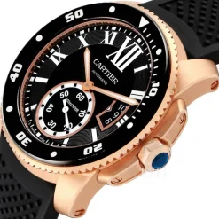 Calibre de Svart/Gummi Ø42 mm