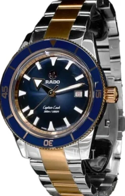 Captain Cook Blå/Stål Ø42 mm