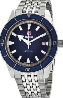 Captain Cook Blå/Stål Ø42 mm