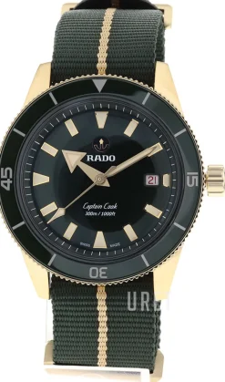 Captain Cook Grön/Läder Ø42 mm