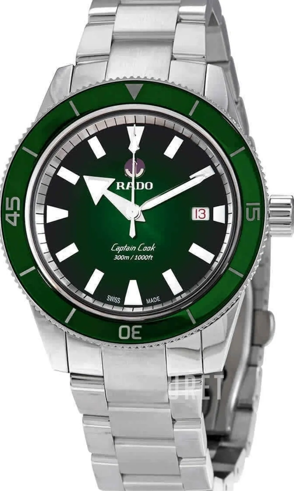 Captain Cook Grön/Stål Ø42 mm