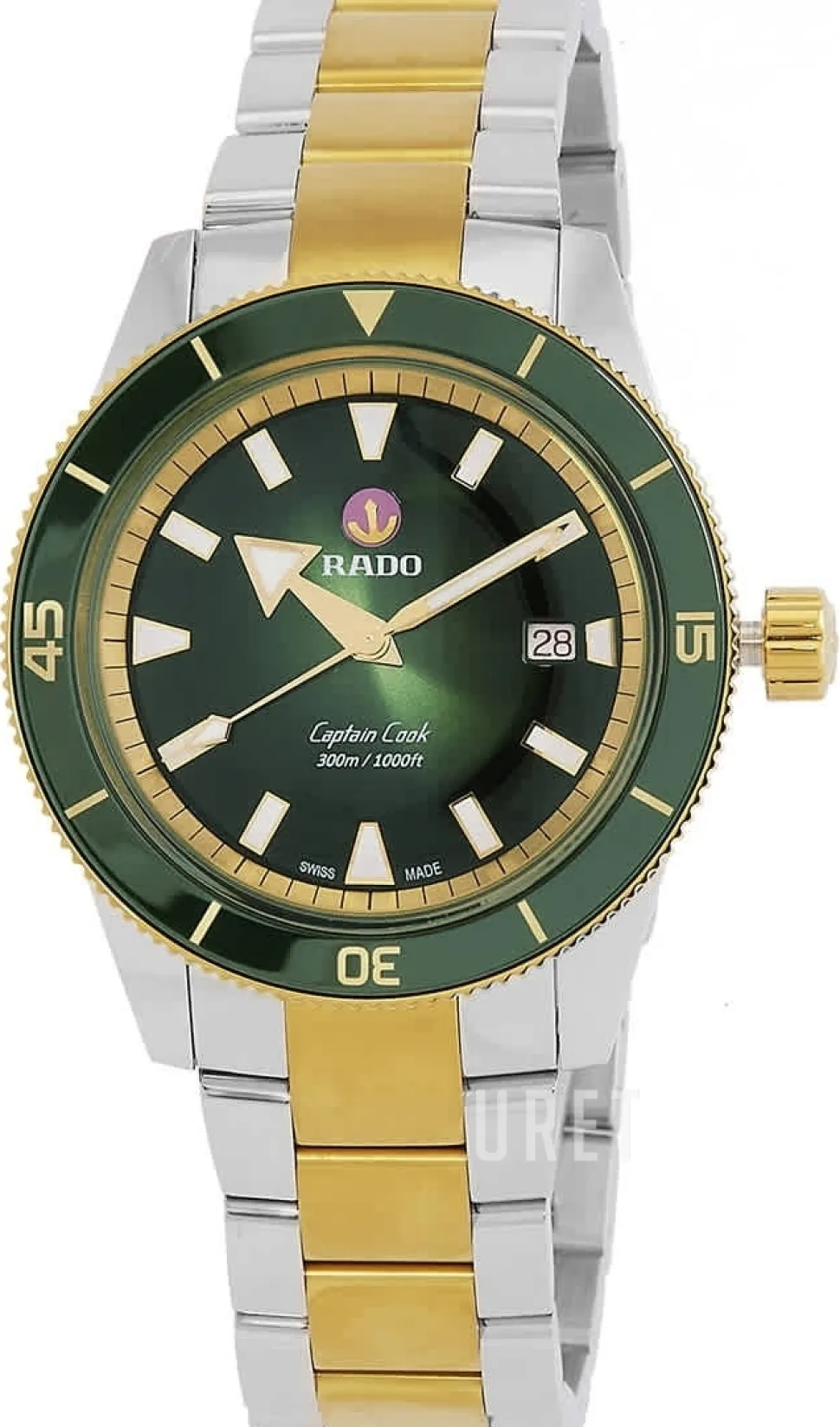 Captain Cook Grön/Stål Ø42 mm