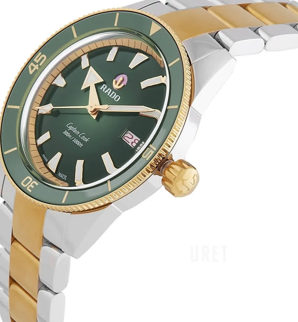 Captain Cook Grön/Stål Ø42 mm