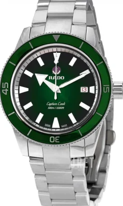 Captain Cook Grön/Stål Ø42 mm