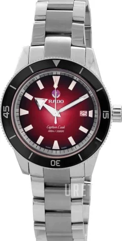 Captain Cook Röd/Stål Ø42 mm