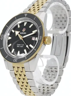 Captain Cook Svart/Gulguldtonat stål Ø42 mm