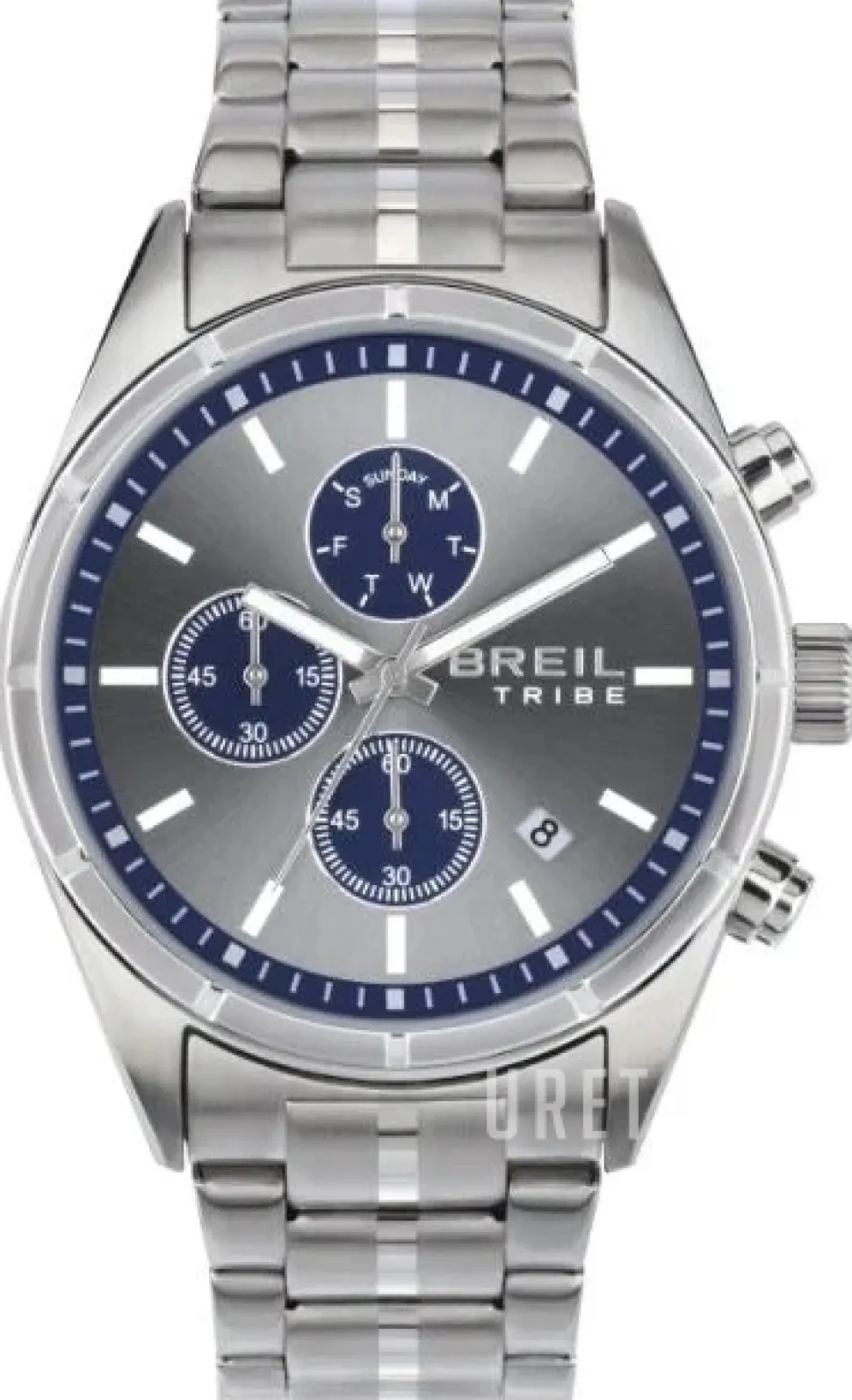 Captain Silverfärgad/Stål Ø42 mm