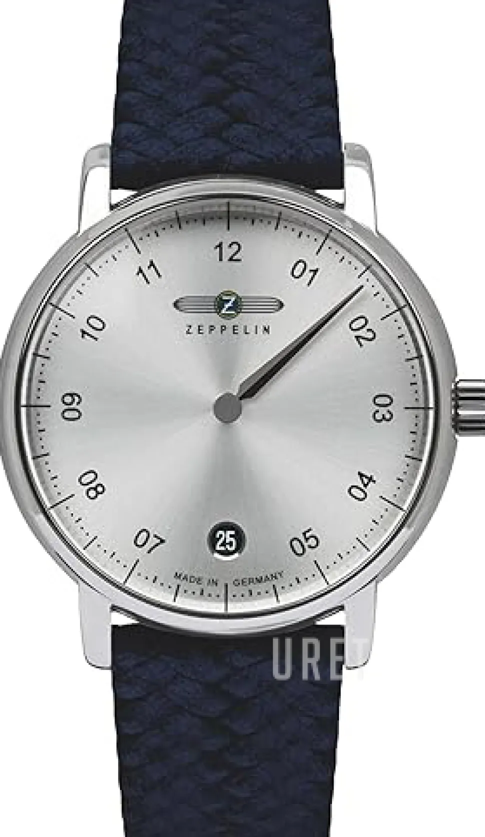 Captains Silverfärgad/Läder Ø36 mm