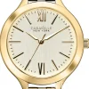 Caravelle Champagnefärgad/Gulguldtonat stål Ø44.5 mm