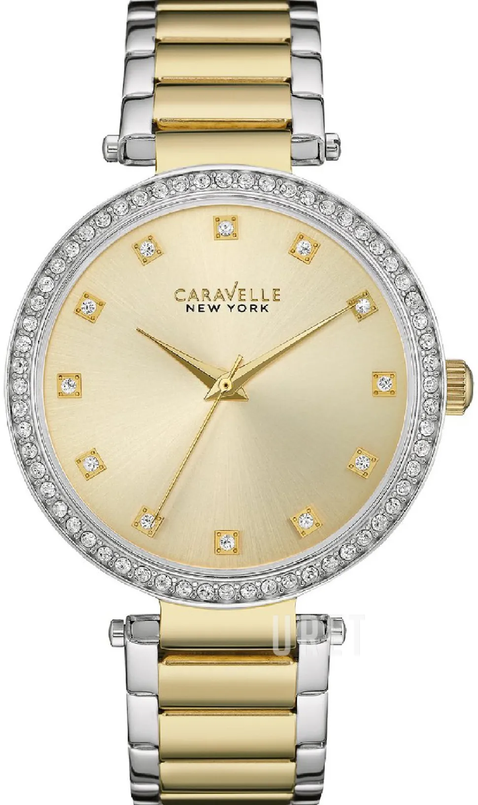 Caravelle Champagnefärgad/Gulguldtonat stål Ø38 mm