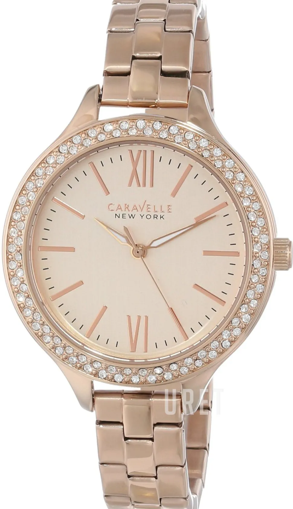 Caravelle Roséguldstonad/Roséguldstonat stål Ø37 mm