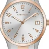 Caravelle Silverfärgad/Roséguldstonat stål Ø30 mm