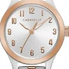 Caravelle Silverfärgad/Roséguldstonat stål Ø24 mm