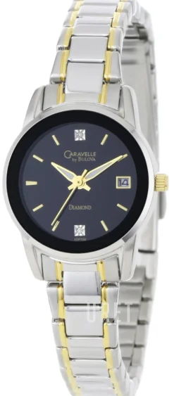 Caravelle Svart/Gulguldtonat stål Ø24 mm