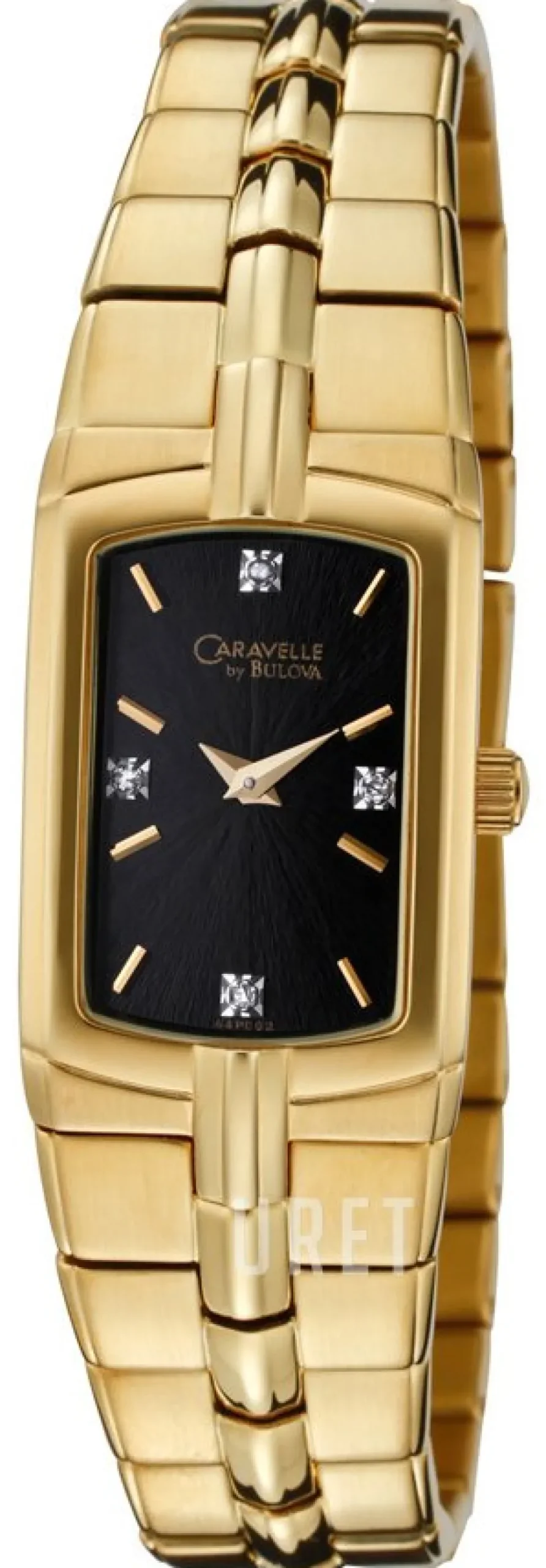 Caravelle Svart/Gulguldtonat stål