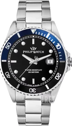 Caribe Svart/Stål Ø42 mm