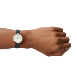 Carlie Mini Vit/Läder Ø28 mm