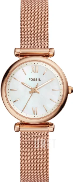 Carlie Mini Vit/Roséguldstonat stål Ø28 mm