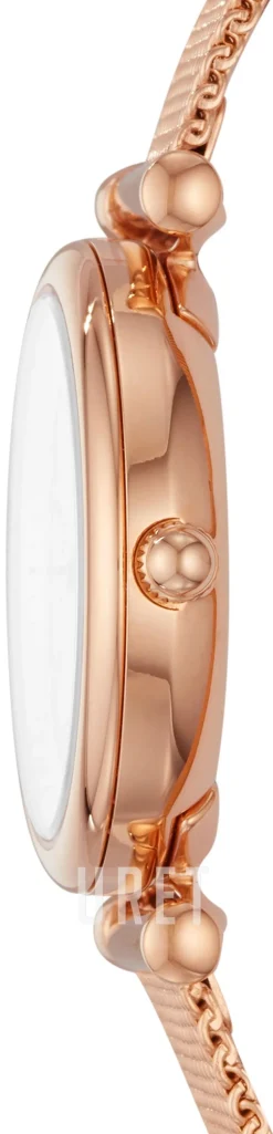 Carlie Mini Vit/Roséguldstonat stål Ø28 mm