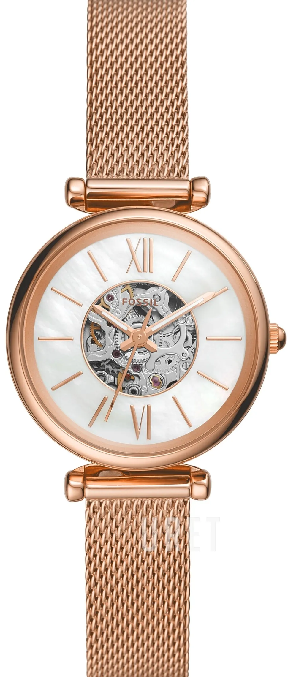 Carlie Mini Vit/Roséguldstonat stål Ø28 mm