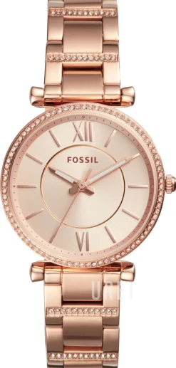 Carlie Roséguldstonad/Roséguldstonat stål Ø35 mm