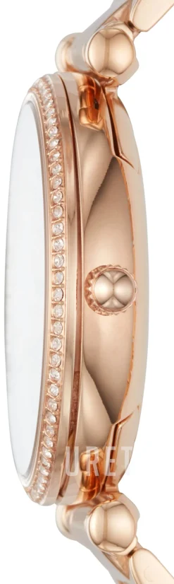 Carlie Roséguldstonad/Roséguldstonat stål Ø35 mm