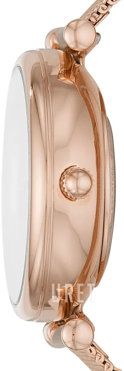 Carlie Roséguldstonad/Roséguldstonat stål Ø35 mm