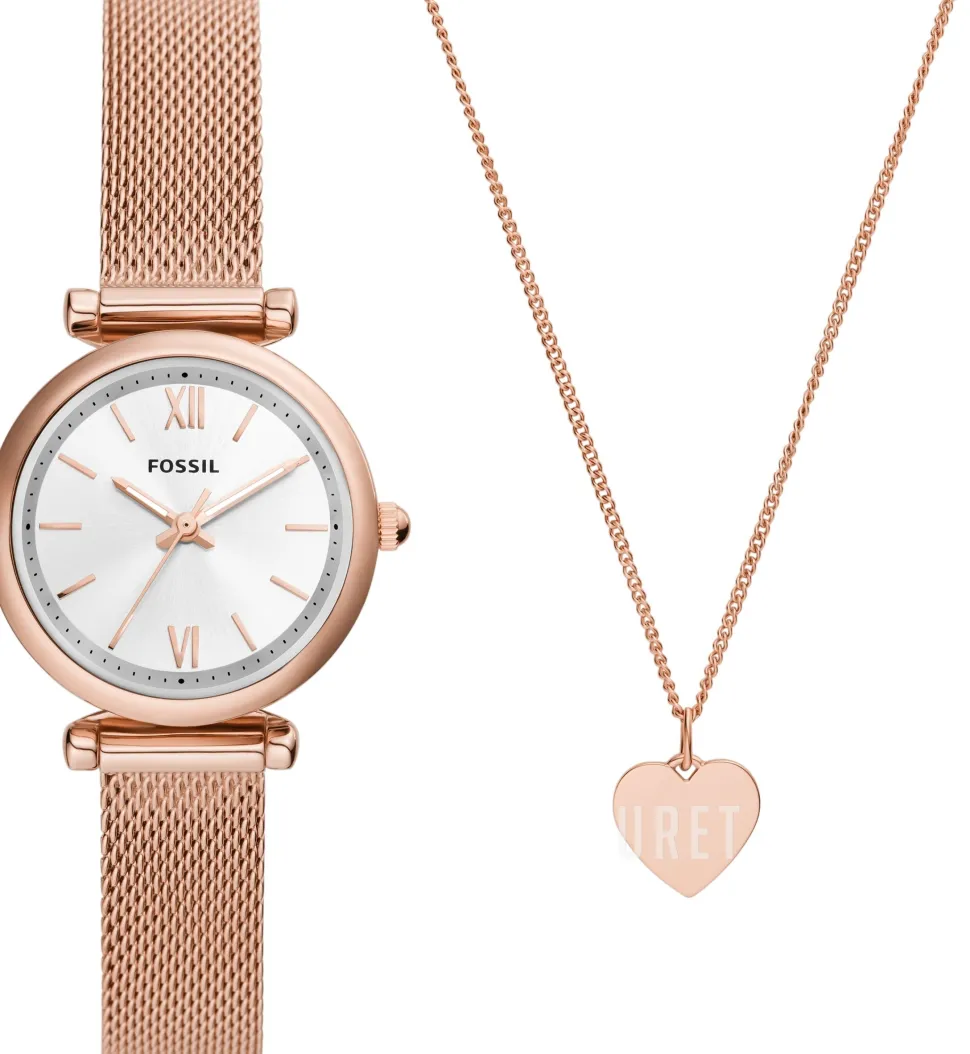 Carlie Silverfärgad/Roséguldstonat stål Ø28 mm