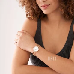 Carlie Vit/Roséguldstonat stål Ø30 mm