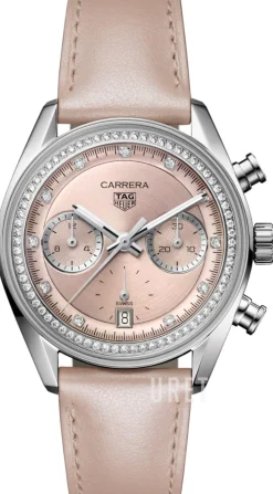 Carrera Beige/Läder Ø39 mm