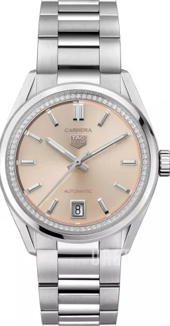 Carrera Date Rosa/Stål Ø36 mm